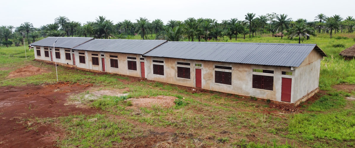 Une vue de l'aile droite du cs denis tshilombo.